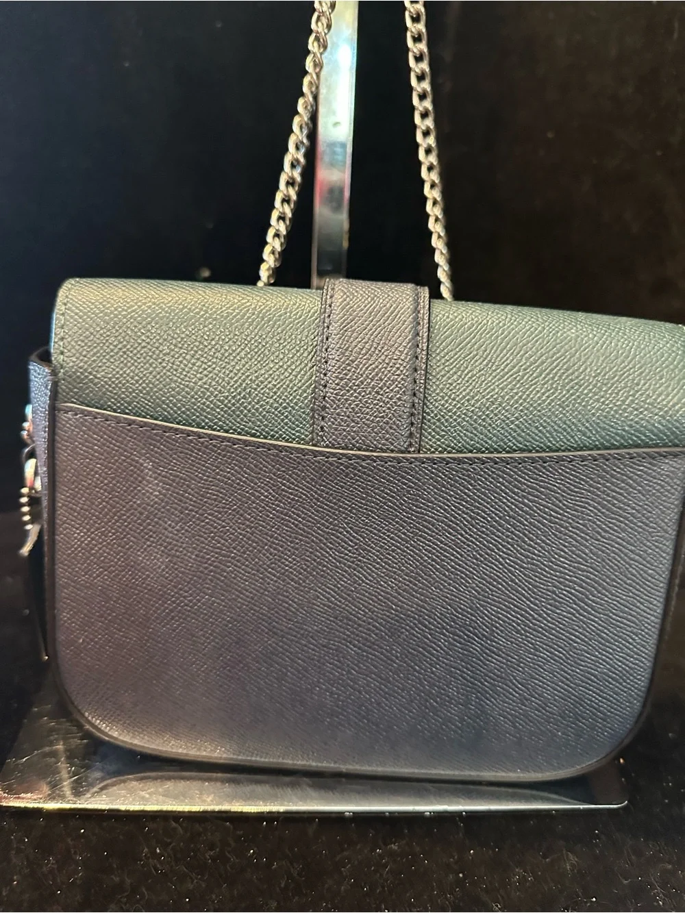 Coach #271 Gemma Crossbody  Bag  in Colorblock  with Crystal Apple 🍏 Buckle